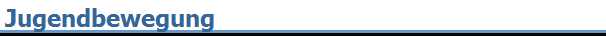 Jugendbewegung